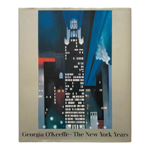 " Georgia O'Keeffe : The New York Years " Vintage 1991 First Edition Lithograph Print Monumental Extra Large Hardcover Modernist Art Book