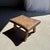 Brutalist Small Wabi-Sabi Rectangular Arched Occasional Stool in Teak, 1980s For Sale - Image 3 of 11