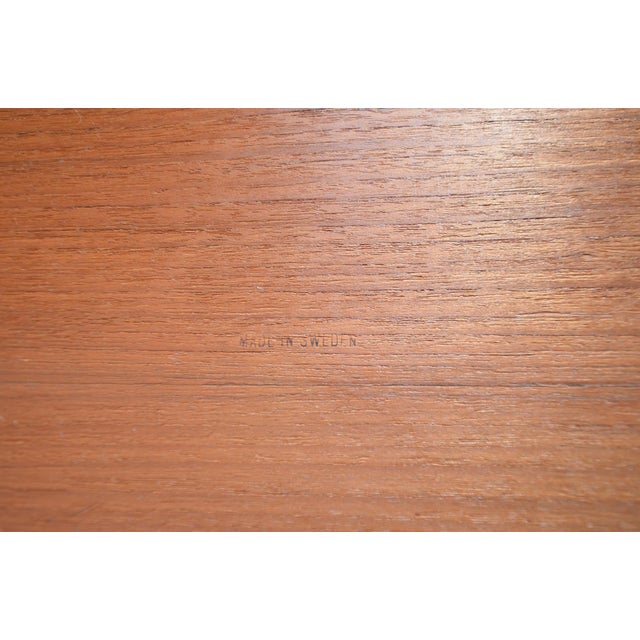 Teak Tray Side Table, Sweden, 1960s For Sale - Image 4 of 10
