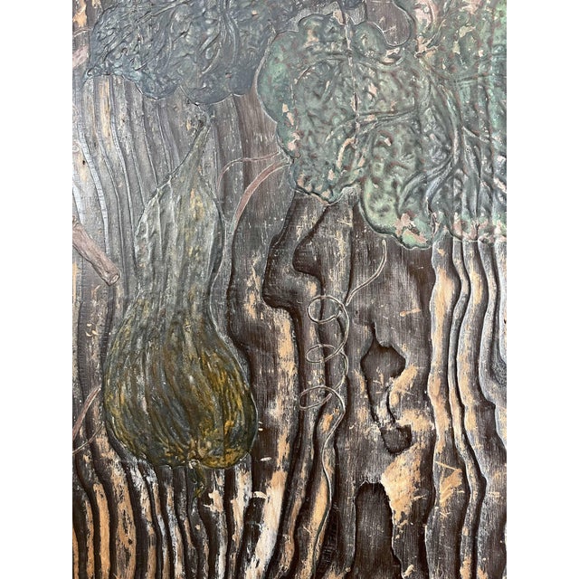 Tsuitate with Floral Decor, Meiji Era For Sale - Image 15 of 18