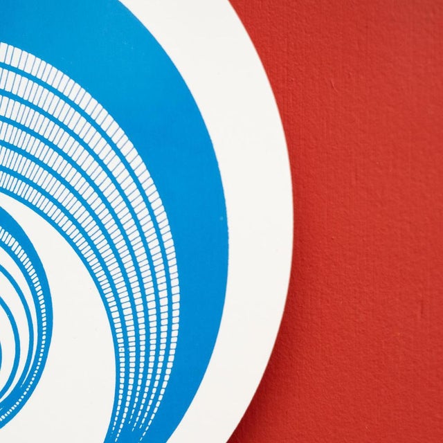 Plastic Marcel Duchamp, Escargot Rotorelief Konig Series 133, 1987, Rotorelief For Sale - Image 7 of 13