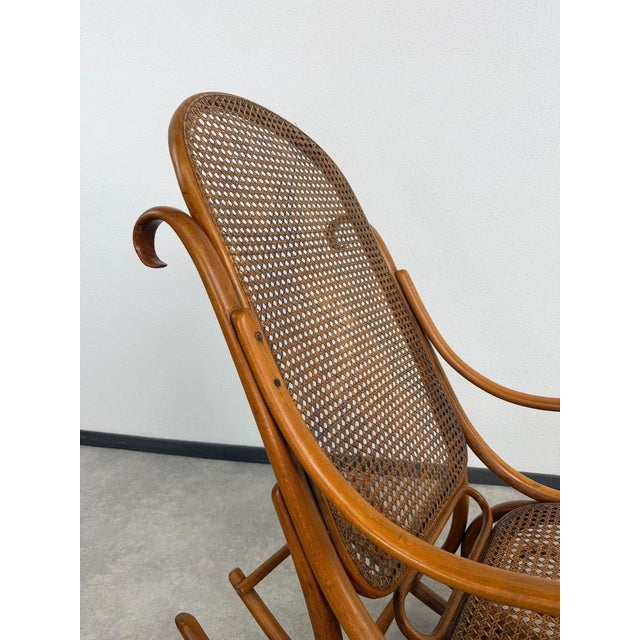 Large Rocking Chair from Thonet, 1890s For Sale - Image 6 of 10