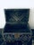 Early 21st Century Antique French Leather Wrappedd Studded Dome Top Lined Box For Sale - Image 5 of 8