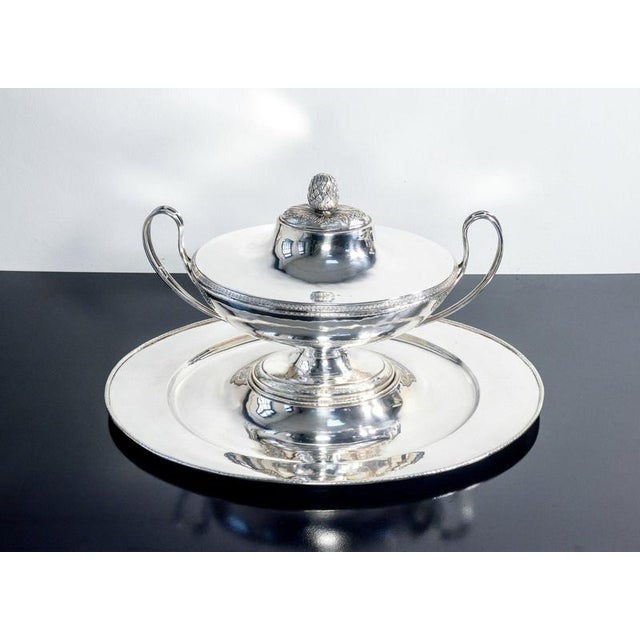 Tureen and Tray from Sheffield, 1800s, Set of 2 For Sale - Image 14 of 14