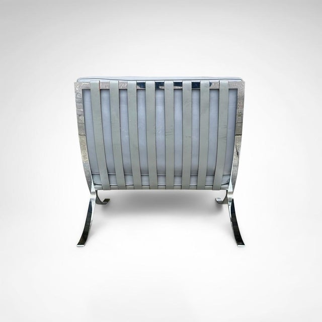 MR90 Barcelona Lounge Chair by Mies van der Rohe for Knoll, 1980s For Sale - Image 6 of 13