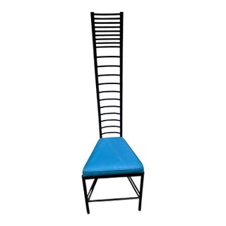 Vintage Ladder Back Chair in the Style of Cassini, Memphis Milano in Character. For Sale