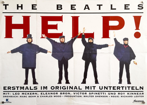 The Beatles Help! Original Music Poster, 1965