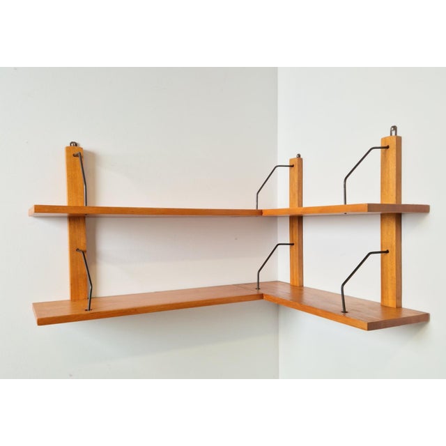 Teak Corner Shelf from Poul Cadovius, 1960s For Sale - Image 11 of 11