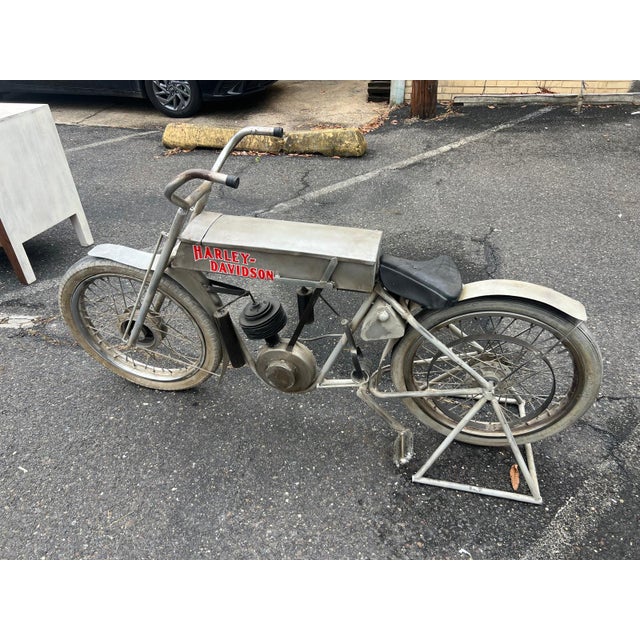 2020s Harley-Davidson Metal Motorcycle Sculpture For Sale - Image 5 of 8