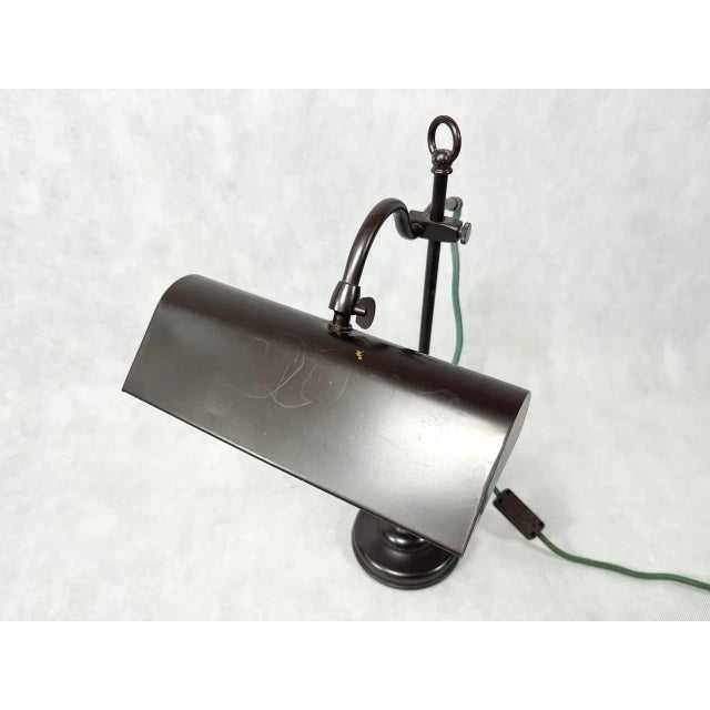 Art Deco Bankers Desk Lamp in Brass, 1940s Chairish