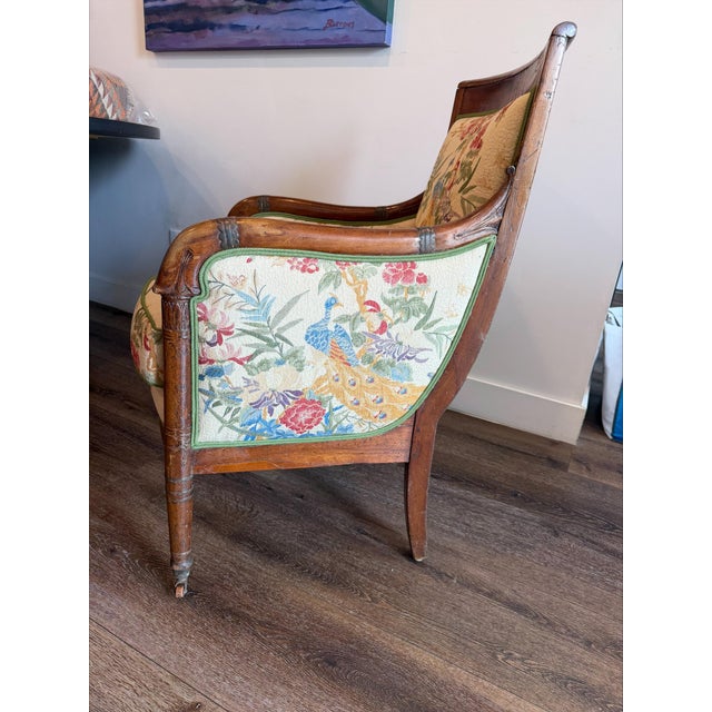 Vintage French Louis XVI Armchair For Sale - Image 10 of 11