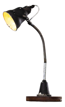 Vintage English Machinists Lamp, 1950s