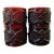 Regency Ruby Red Art Glass Napkin Rings- Set of 4 For Sale