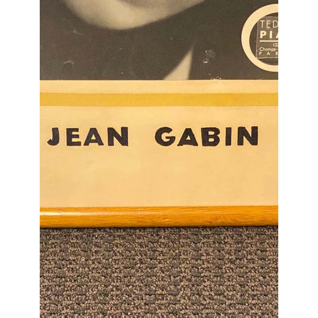 Vintage Photograph of Jean Gabin on Silver Paper by Teddy Piaz's For Sale In Los Angeles - Image 6 of 6