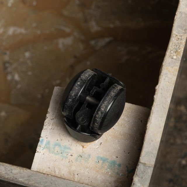 1980s Marble Stone Cube Mosaic Side End Accent Table Italian Modern For Sale - Image 11 of 12