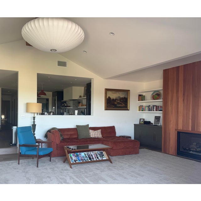 Guy Rogers “Manhattan” Reclining Lounge Chair — Afrormosia Teak, 1967, Restored For Sale In Los Angeles - Image 6 of 7