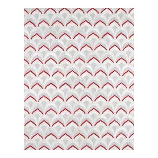 Galaxy Cowhide Silver Area Rug, 5' 0'' X 8' 0'' For Sale