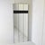 1980s Italian Mirror Coat Rack on Three-Panel Glass and Black Lacquered Wood, 1980s For Sale - Image 5 of 11