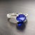 Metal Natural Tanzanite Diamond Ring 6.5 14k WG 2.05 TCW Certified For Sale - Image 7 of 12
