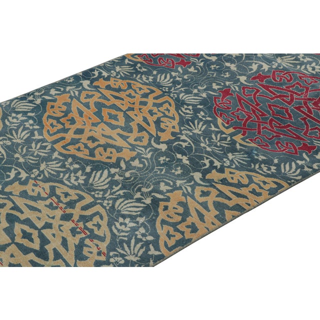 Made with hand-knotted wool in Turkey circa 1950-1960, this 3x7 vintage Hereke runner is from an exciting new curation...