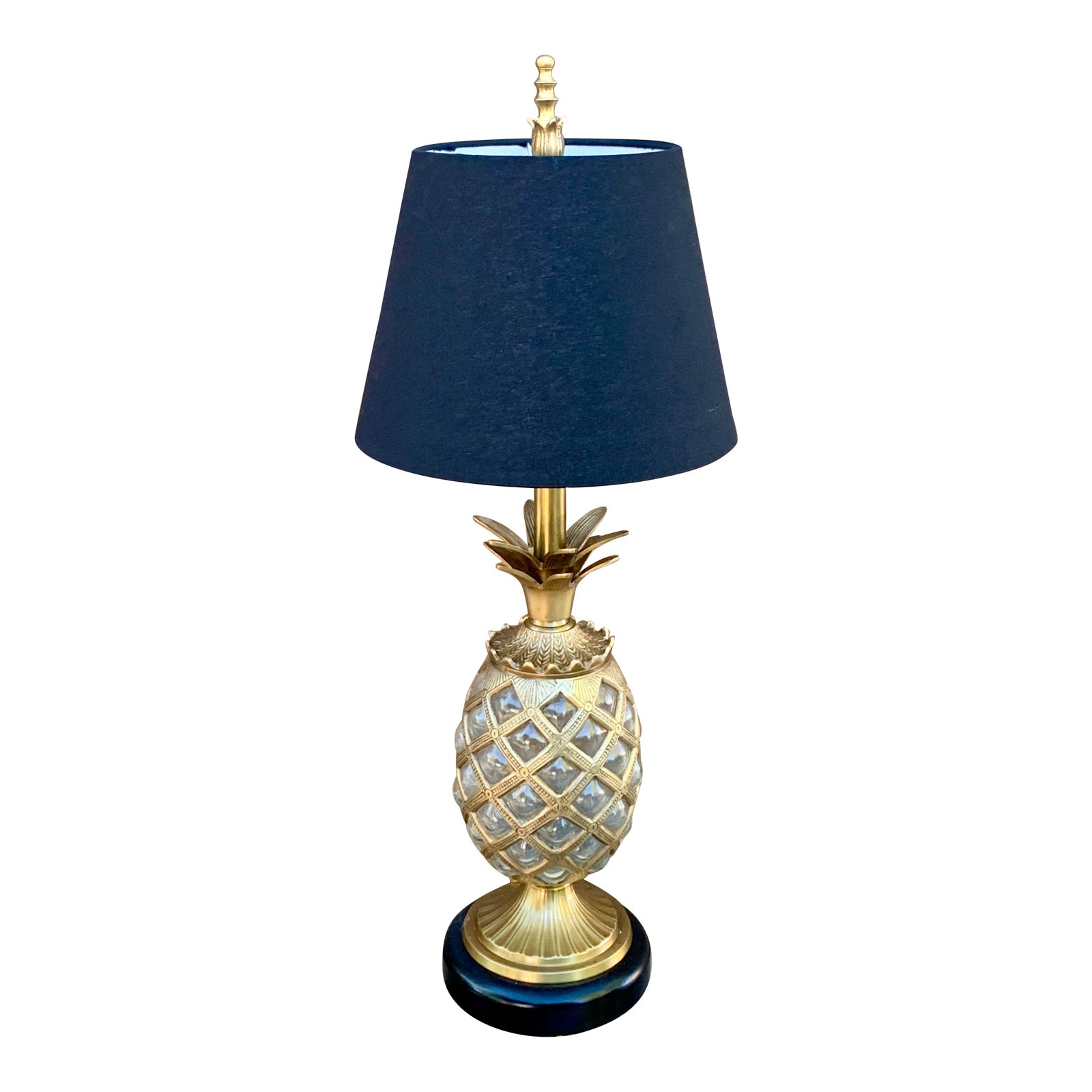 Vintage Brass Pineapple Table Lamp Chairish