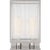 York 16" Double Box Sconce in Polished Nickel with Clear Ribbed Glass Designer: Barbara Barry Finish: Polished Nickel...