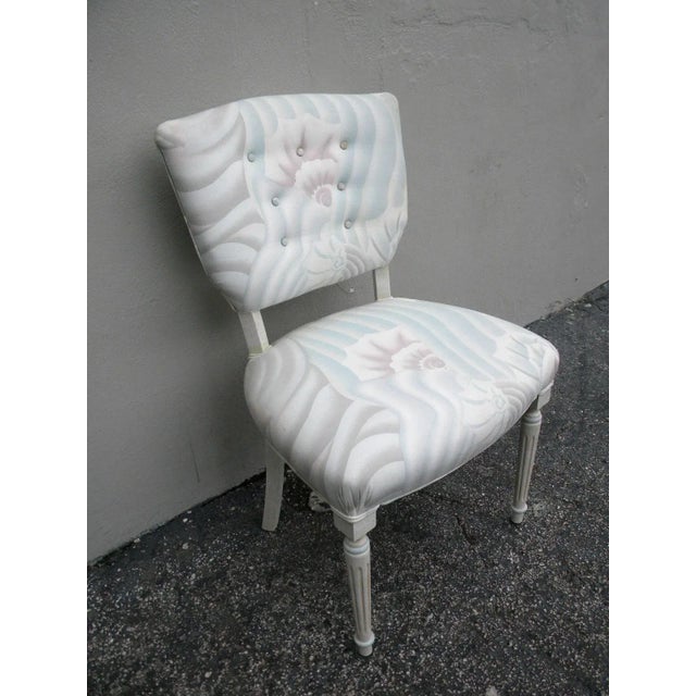 Off-white French Painted Living Room Side Chair For Sale - Image 8 of 8