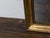 Wood French Turn of the Century 1900s Narrow Giltwood Split Mirror with Molded Frame For Sale - Image 7 of 10