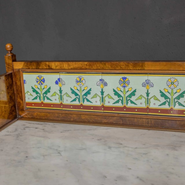 Aesthetic Movement Walnut Washstand For Sale - Image 9 of 18