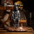 Antique 19th Century Japanese Meiji period Takaakia bronze okimono. The elderly man is seated at rest on a removable...