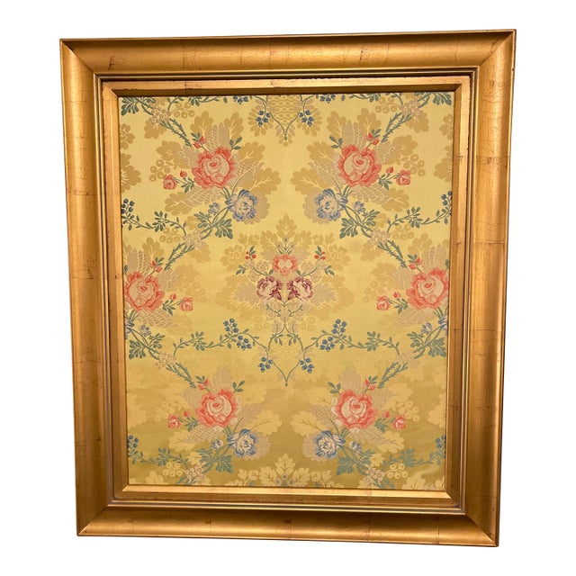 Framed Textile Tassanari & Chatel Silk For Sale
