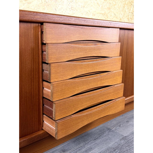 Vintage Teak Sideboard from Dyrlund, Denmark, 1970s For Sale - Image 12 of 18