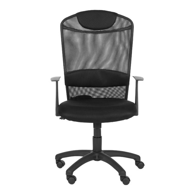 High Back Desk Chair in Black For Sale