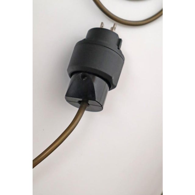 Brown Bouillotte Suede Table Lamp from Lederlux, 1970s For Sale - Image 16 of 18