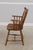 1950s Stickley Cherry Windsor Style Spindle Back Armchair For Sale - Image 5 of 16