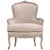 French A French Louis XV Painted & Carved Bergere, C. 1920. For Sale - Image 3 of 8