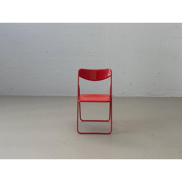 Vintage Ted Folding Chairs by Niels Gammelgaard for Ikea, 1970s, Set of 4 For Sale - Image 11 of 18
