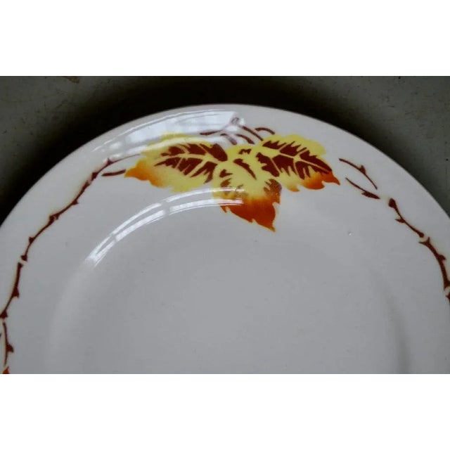 Art Deco Plates from Moulin Des Loups, 1950s, Set of 6 For Sale - Image 6 of 8