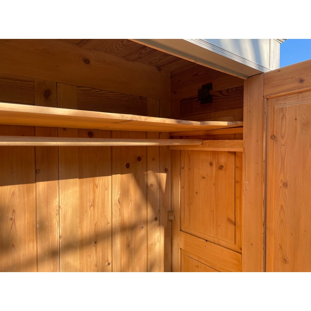 Wood Antique Cabinet in Fir, 1890s For Sale - Image 7 of 18