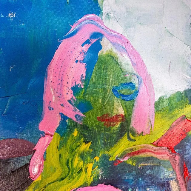 Modern Large Oil Painting by Hendrik Nijs For Sale - Image 3 of 8