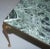 Green Marble Top Side Tables with Bronzed Frames, Set of 2 For Sale - Image 5 of 18
