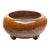 Vintage Chinese Persimmon Glazed Censer For Sale