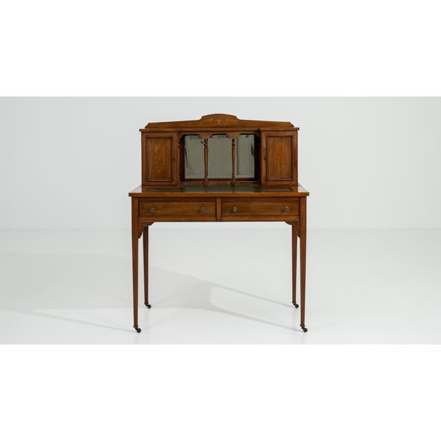 19th Century Edwardian Secretary Desk For Sale - Image 14 of 15