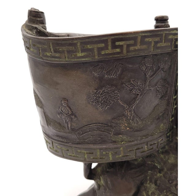19th Century Chinese Bronze Censer, Circa 1880 For Sale - Image 9 of 12