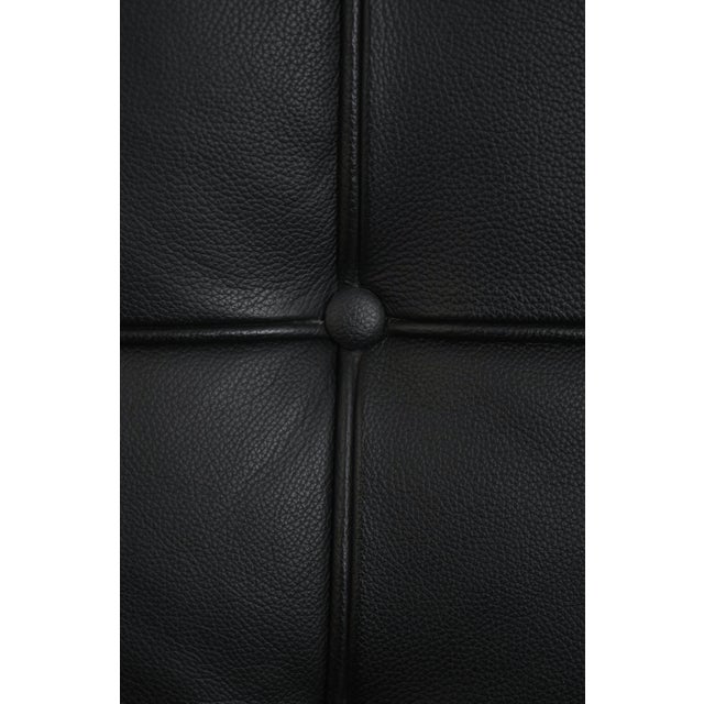 Hekman Mid Century Modern Chrome Barcelona Chair & Ottoman For Sale - Image 12 of 18