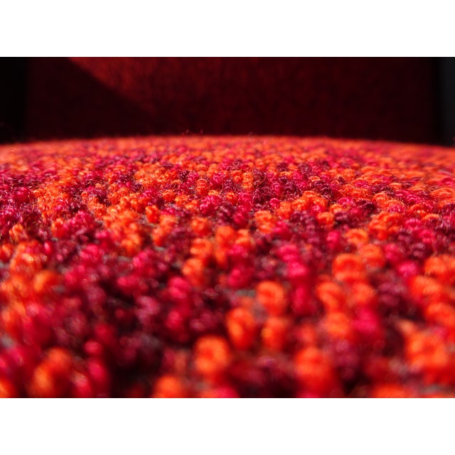 Vintage Red and Black Chairs with Compass Feet, 1970s, Set of 2 For Sale - Image 12 of 18