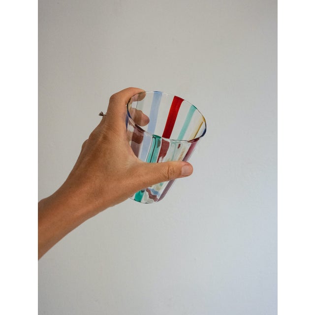 Italian Murano Glassware by Mariana Iskra for Ribes Studio, 2004, Set of 6 For Sale - Image 4 of 10