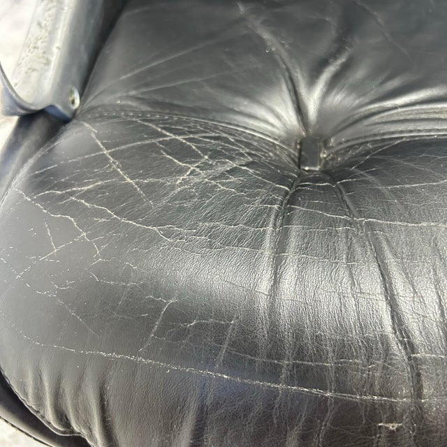 Jean Gillon Mid-Century Modern Office Chair Brazillian Leather For Sale - Image 9 of 11