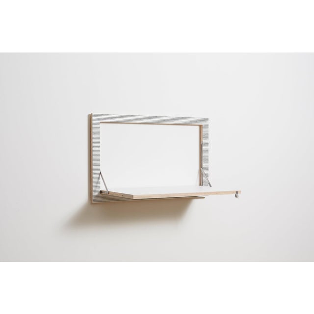 80×50-1 Watercolor Stripes Folding Desk from Ambivalenz For Sale - Image 4 of 5