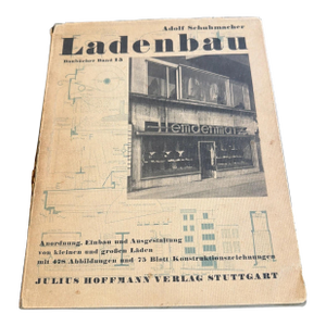 Vintage First Edition Copy of Ladenbau (Shop Construction) 1934